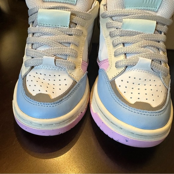 NIB ONCEPT Paris Leather Sneaker 6 Orchid Multi - Picture 8 of 10